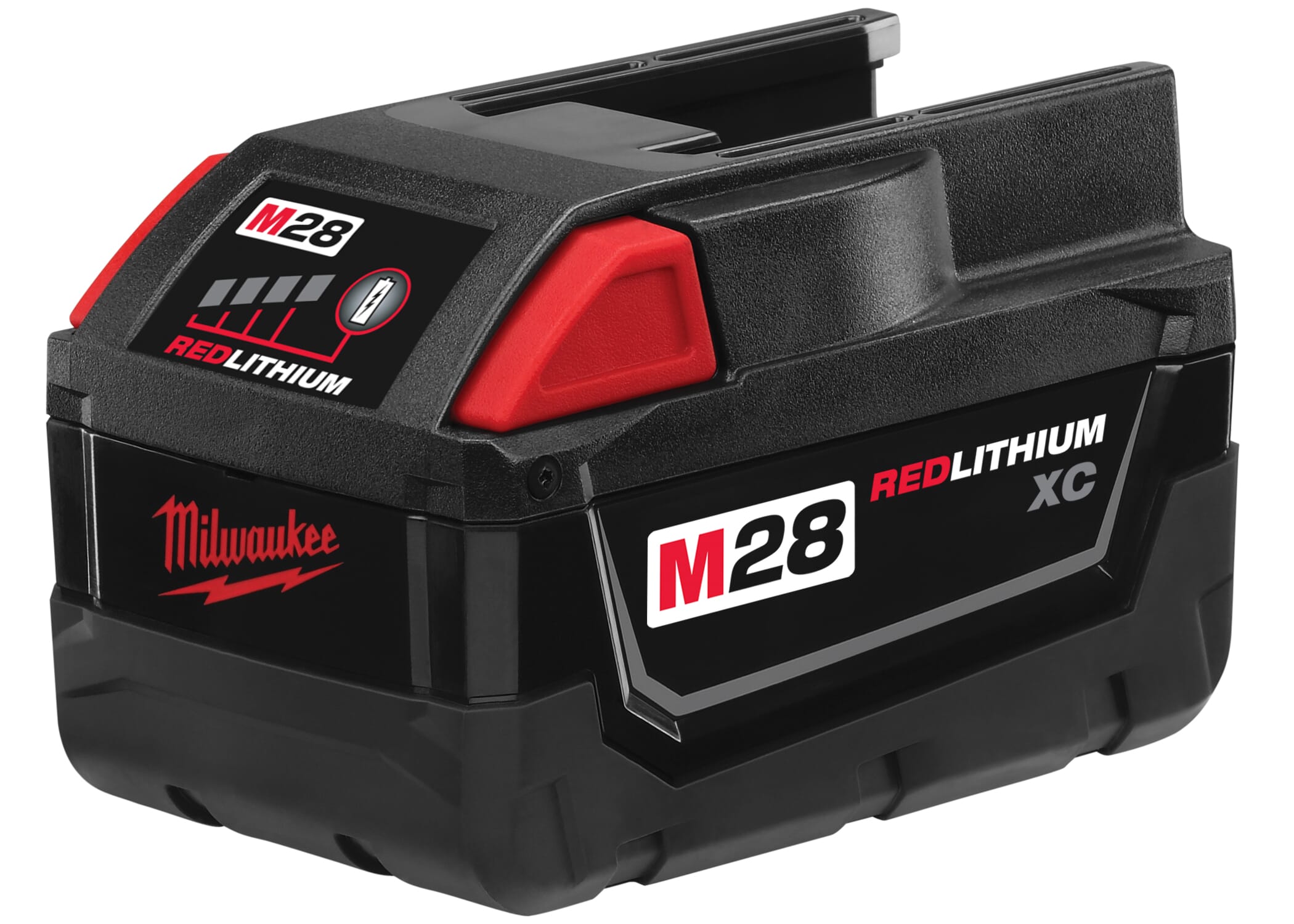 Milwaukee® 48-11-2830 Rechargeable Cordless Battery Pack, 3 Ah Lithium-Ion Battery, 28 VDC Charge, For Use With M28™ and V28™ Cordless Power Tool